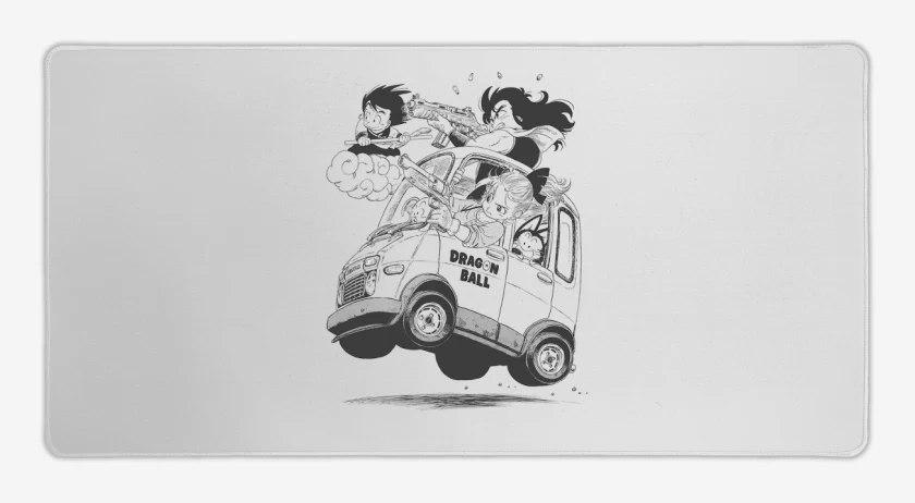 Mouse pad Gamer Blanco de Dragon ball 1