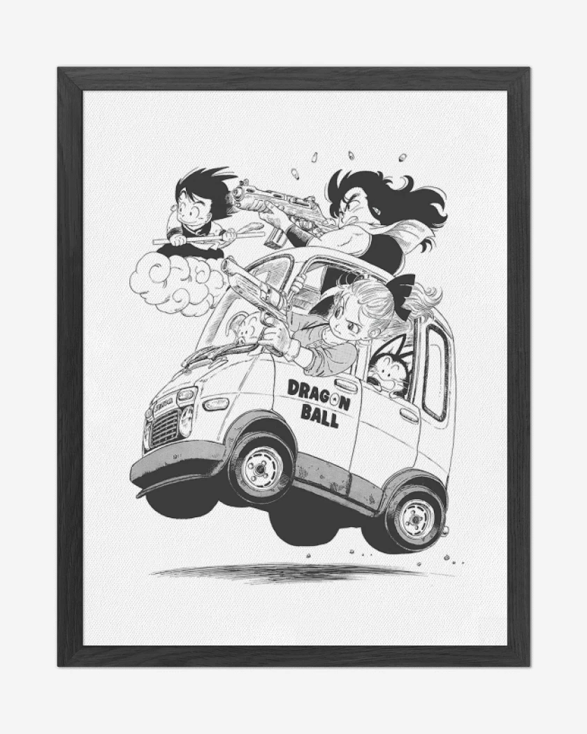 Cuadro decorativo Blanco de Dragon ball 1
