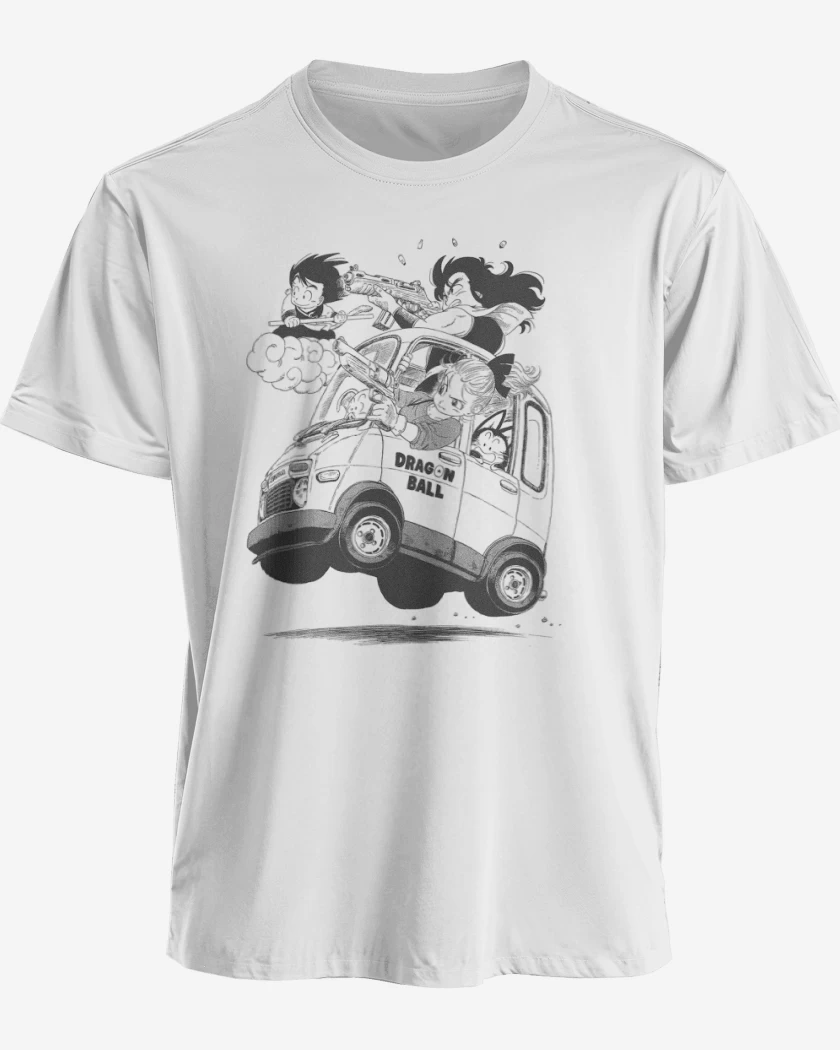 Polera premium Blanco de Dragon ball 1