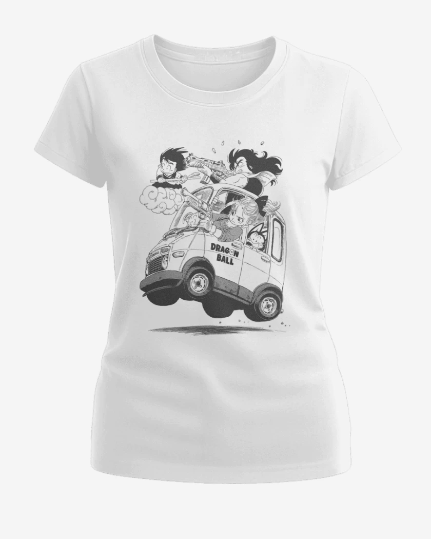 Polera de Mujer Blanco de Dragon ball 1