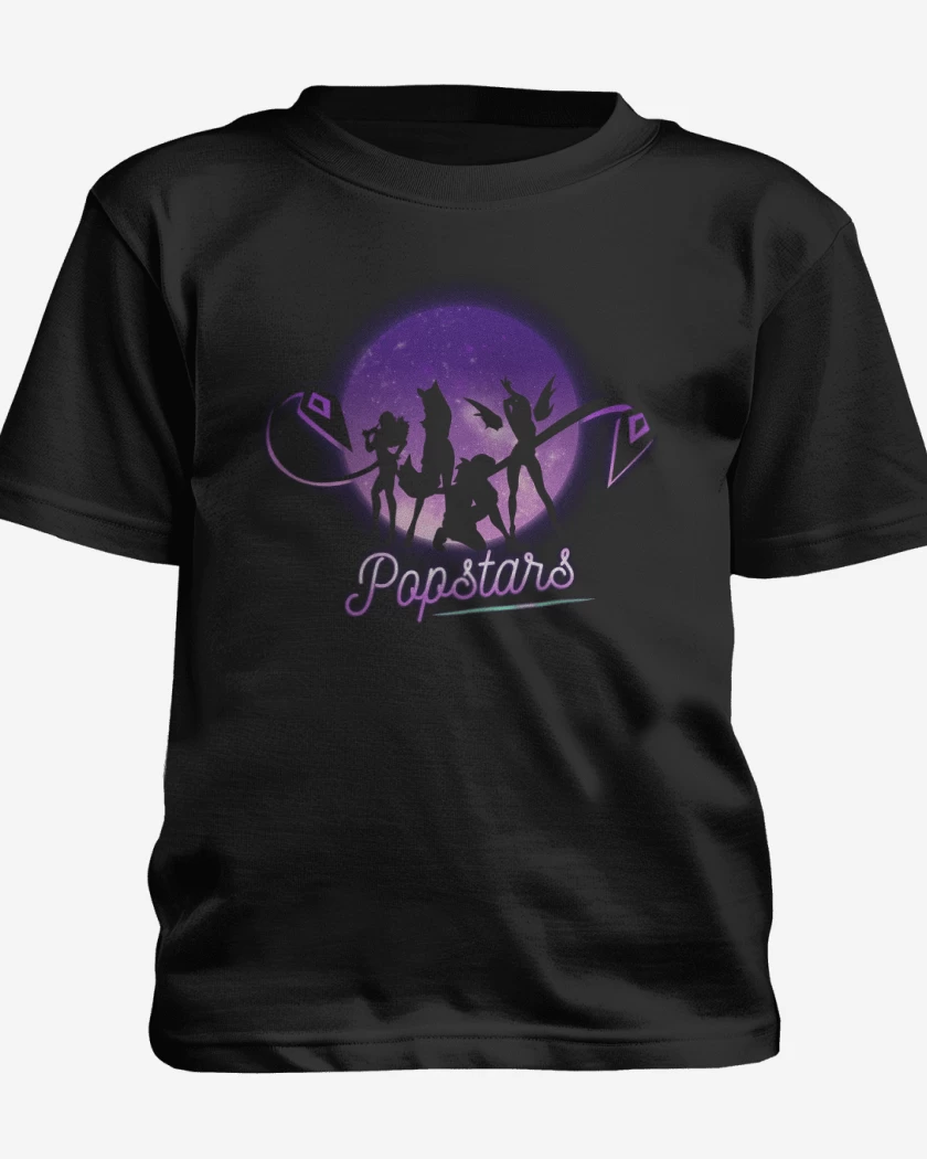 Polera de niño Negro de Popstar