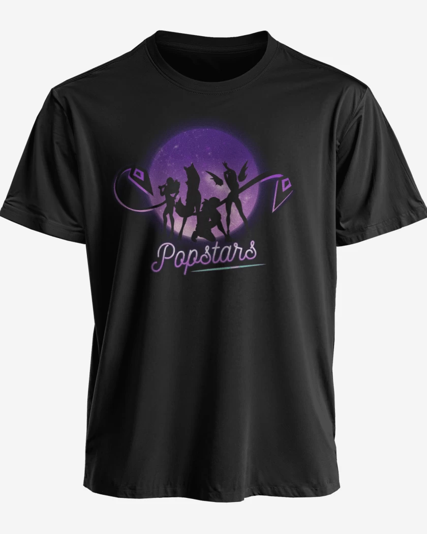 Polera premium Negro de Popstar