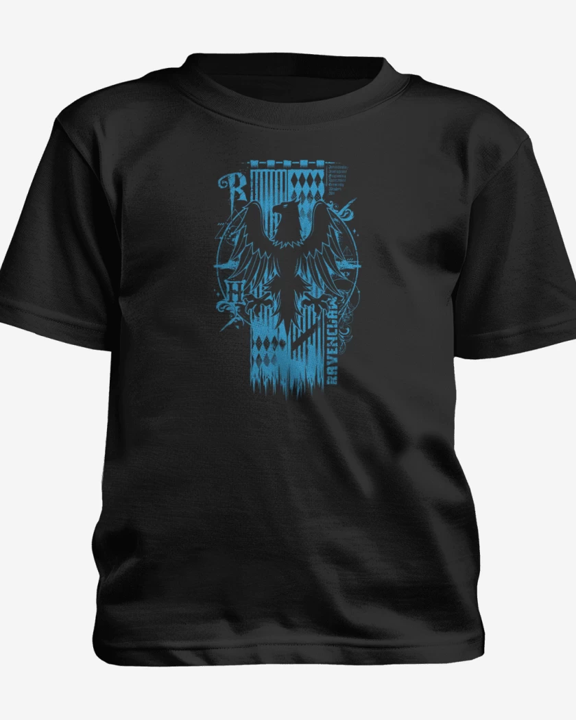Polera de niño Blanco de Escudo Ravenclaw