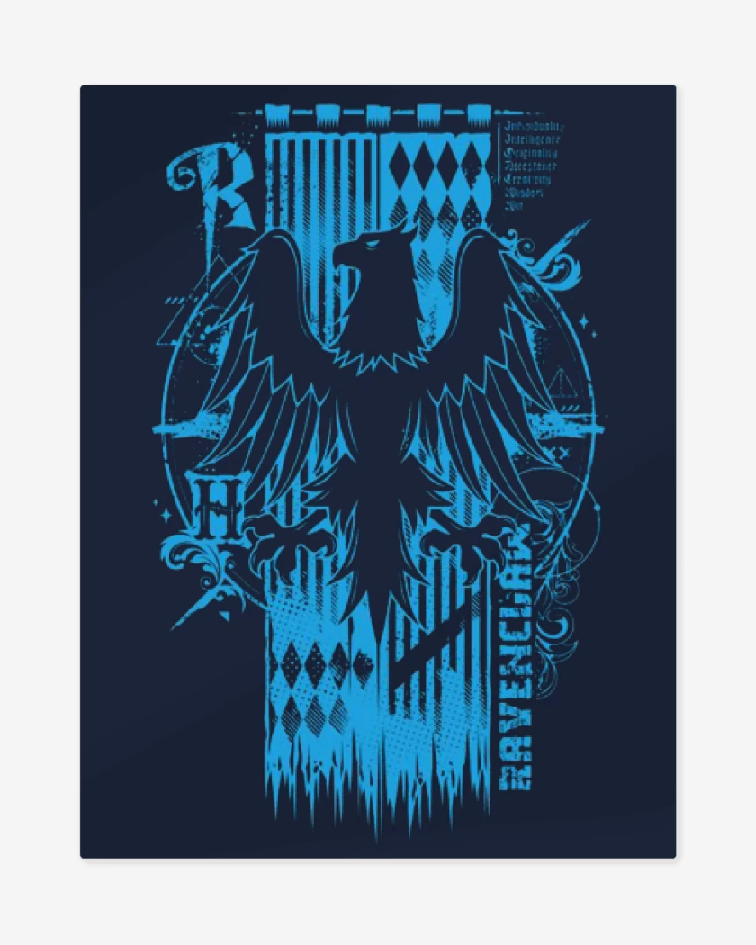 Print metalico Escudo Ravenclaw