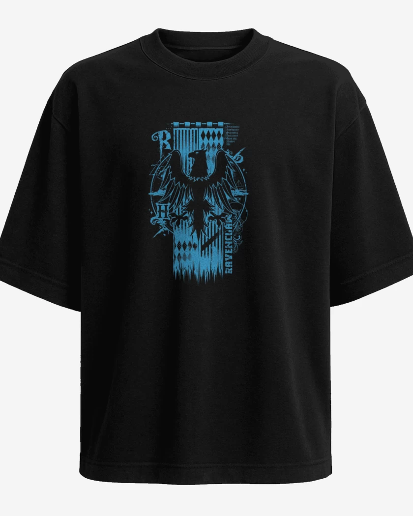 Polera Oversize Escudo Ravenclaw