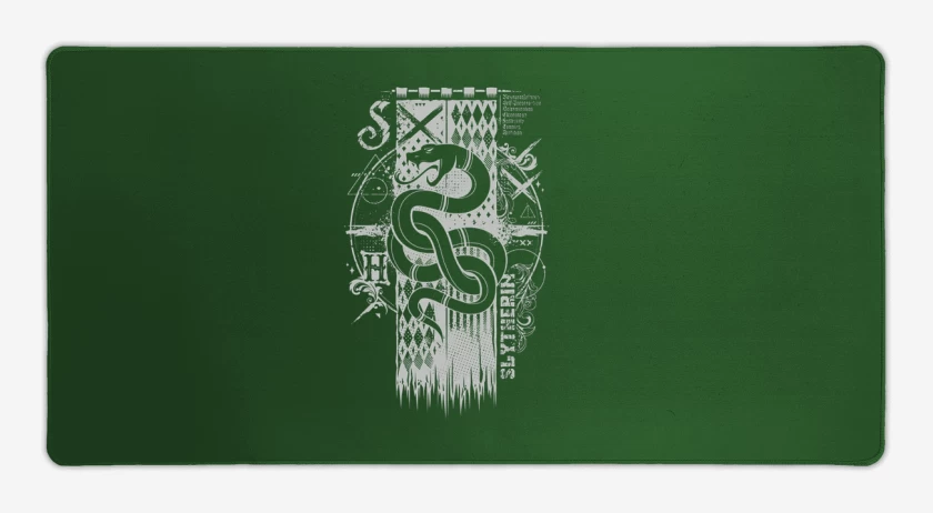 Mouse pad Gamer Verde jade de Escudo slythering
