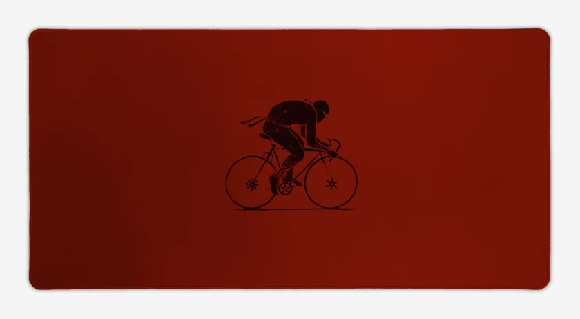 Mouse pad Gamer Rojo de Ninja cletero 