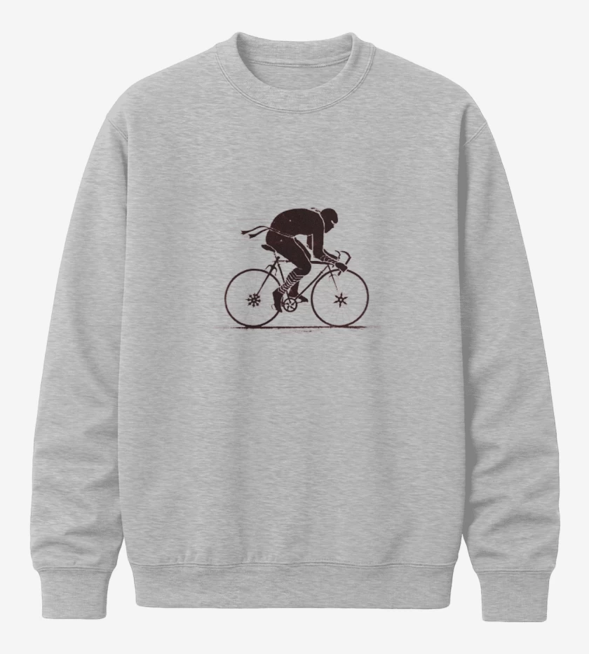 Poleron polo Gris Melange de Ninja cletero 