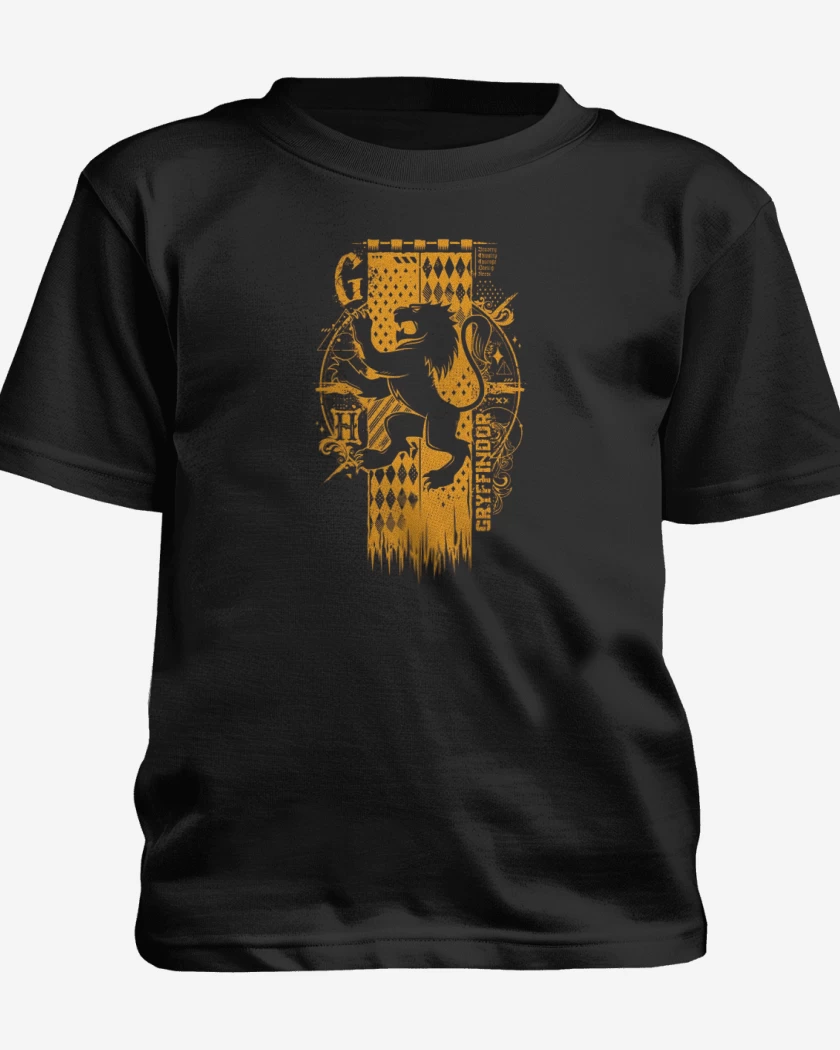 Polera de niño Blanco de Escudo griffiyndor 