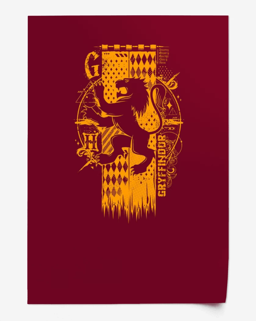 Print Escudo griffiyndor 