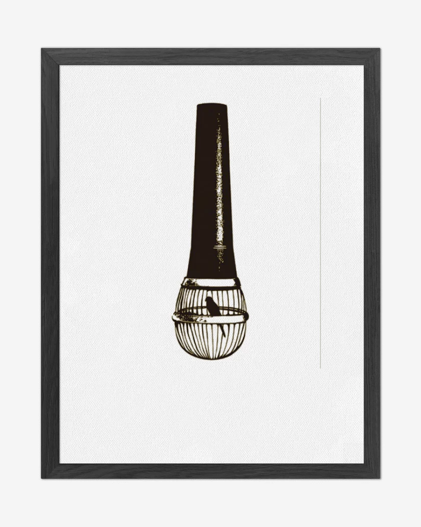 Cuadro decorativo Blanco de Freedom Speech