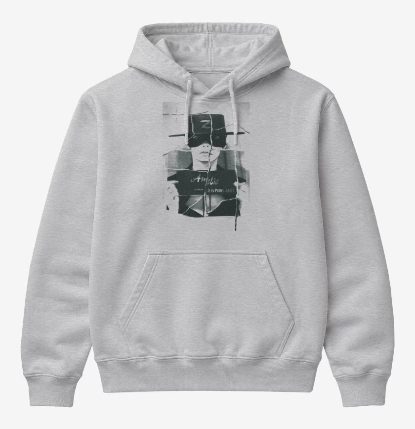 Poleron Canguro básico Gris Melange de Amelie 2 
