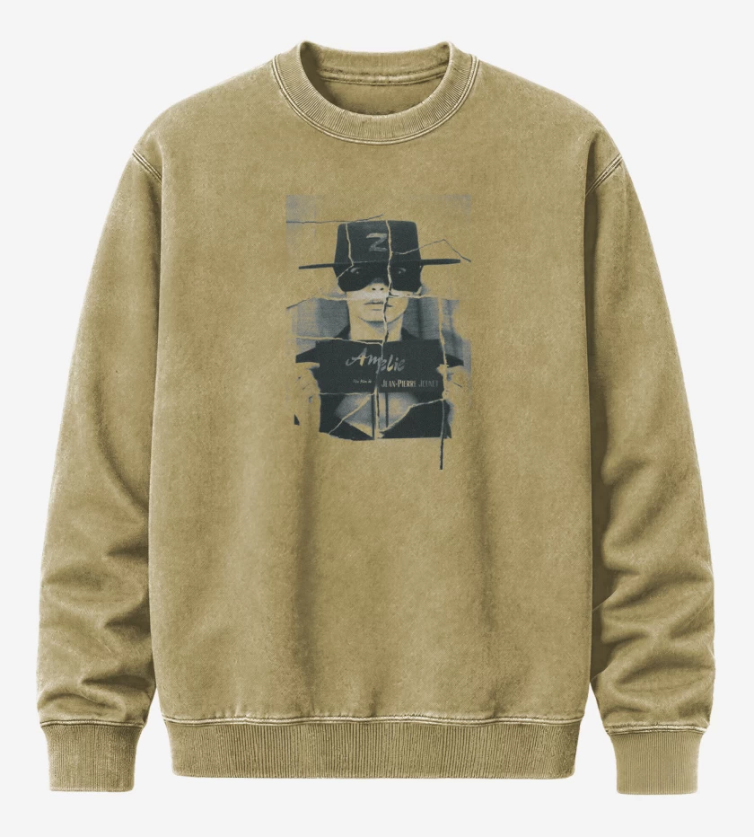 Poleron Polo Acid Wash Beige de Amelie 2 