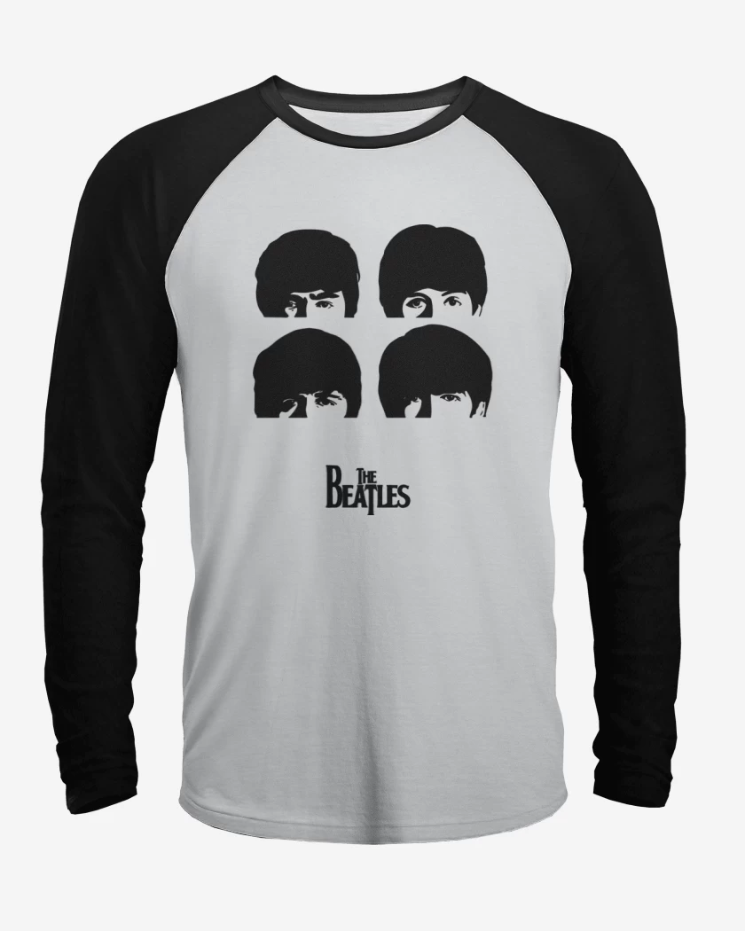 Polera Raglan The Beatles - A hard days night