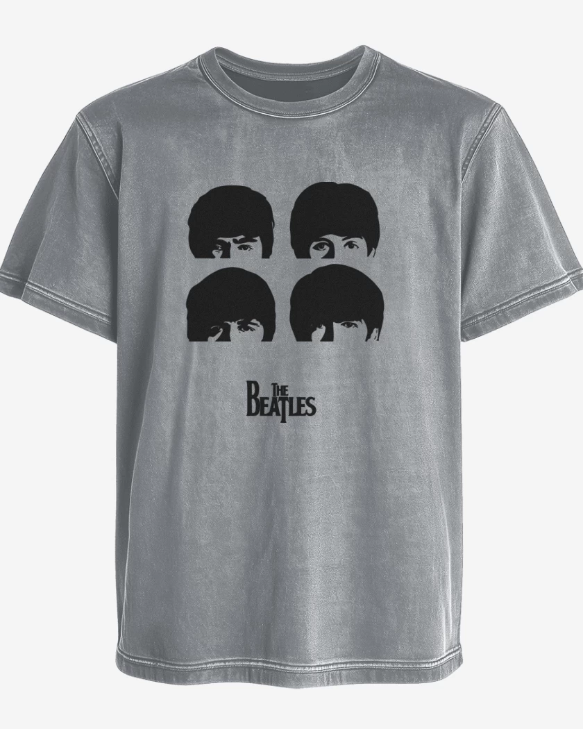 Polera desgastada The Beatles - A hard days night