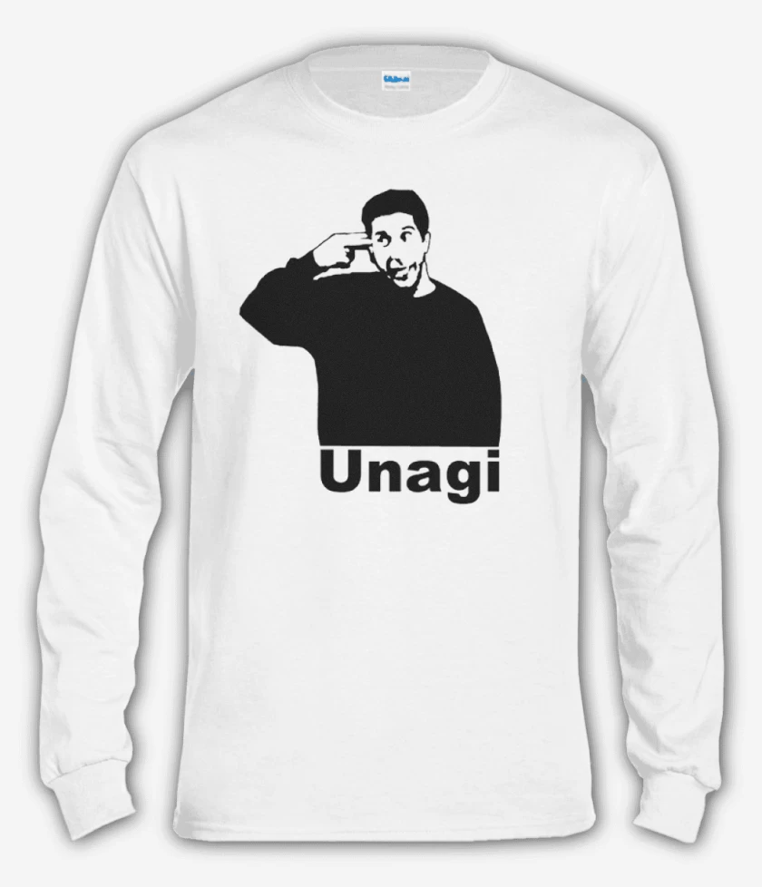 Polera manga larga Blanco de Unagi friends