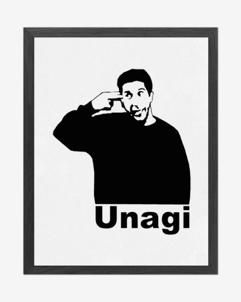 Cuadro decorativo Blanco de Unagi friends