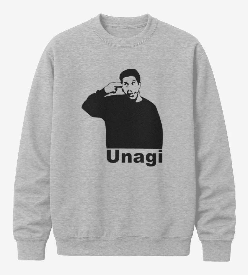 Poleron polo Gris Melange de Unagi friends