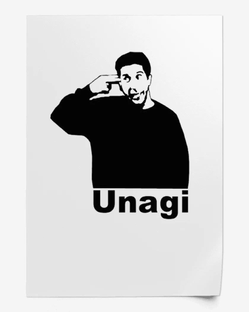 Print Blanco de Unagi friends