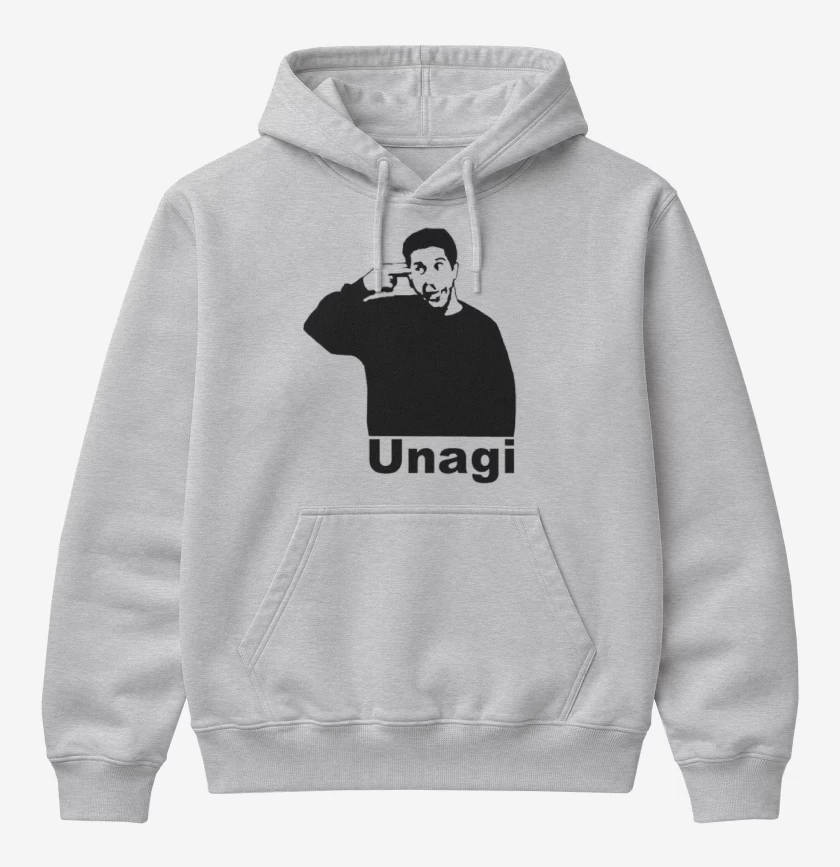 Poleron Canguro básico Gris Melange de Unagi friends