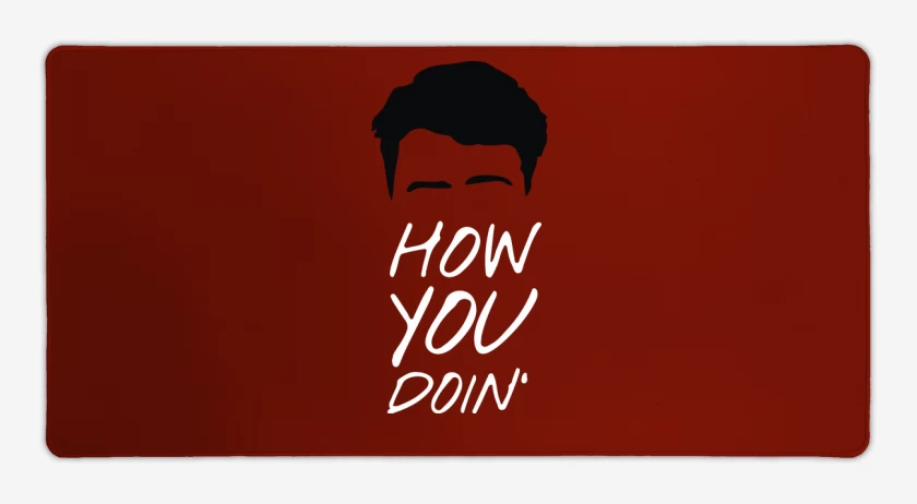 Mouse pad Gamer Rojo de How you doin