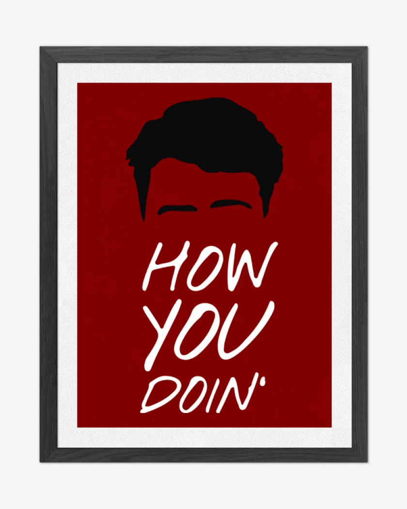 Cuadro decorativo Rojo de How you doin