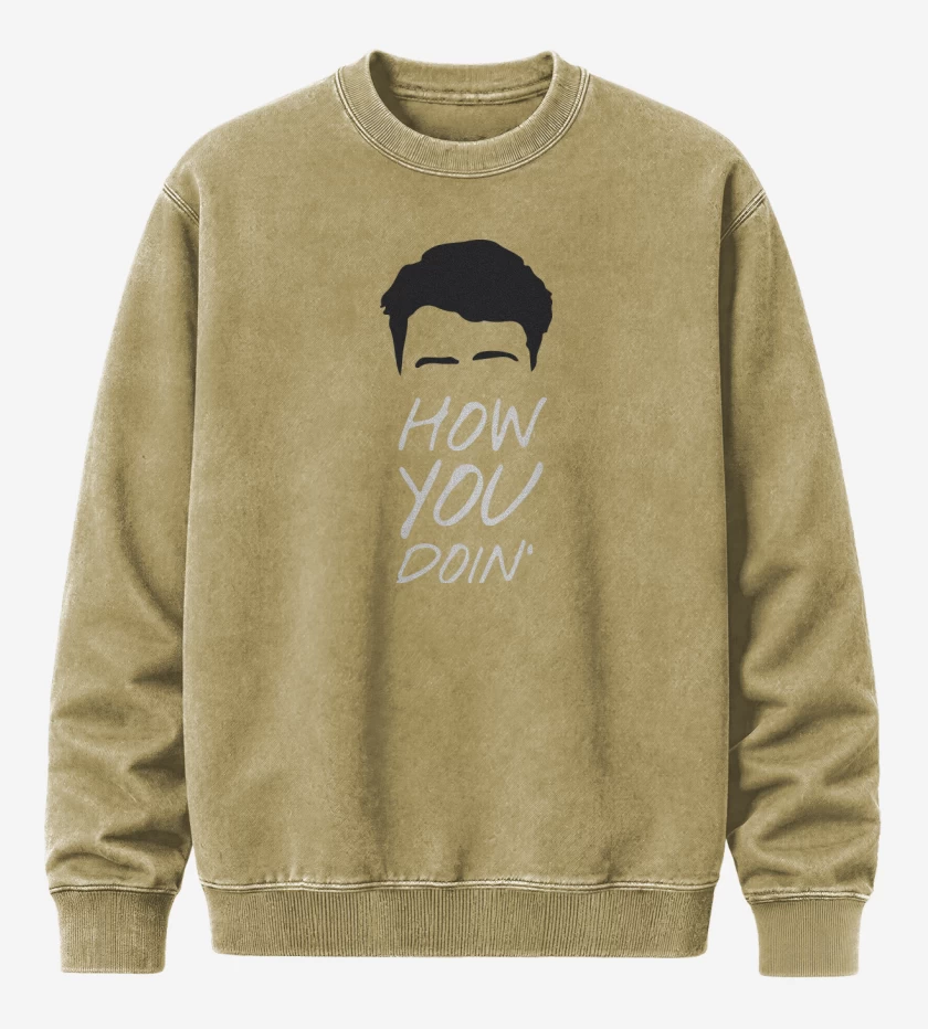 Poleron Polo Acid Wash Beige de How you doin