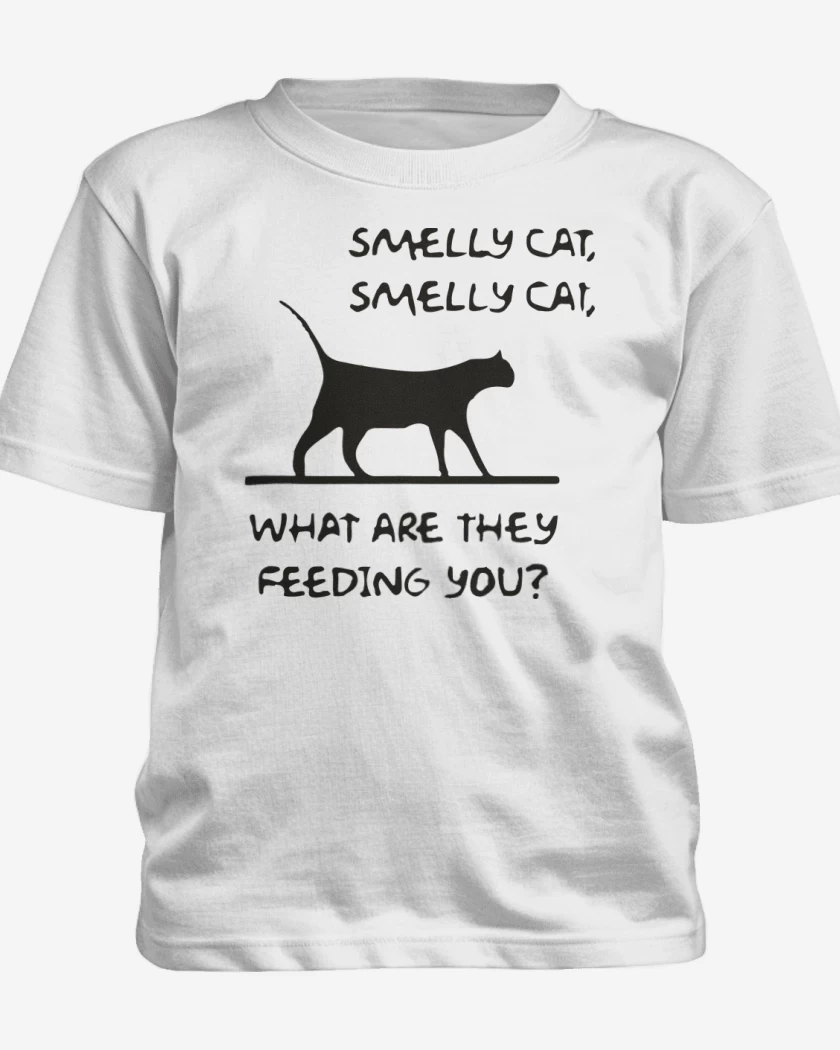 Polera de niño Blanco de Smelly cat