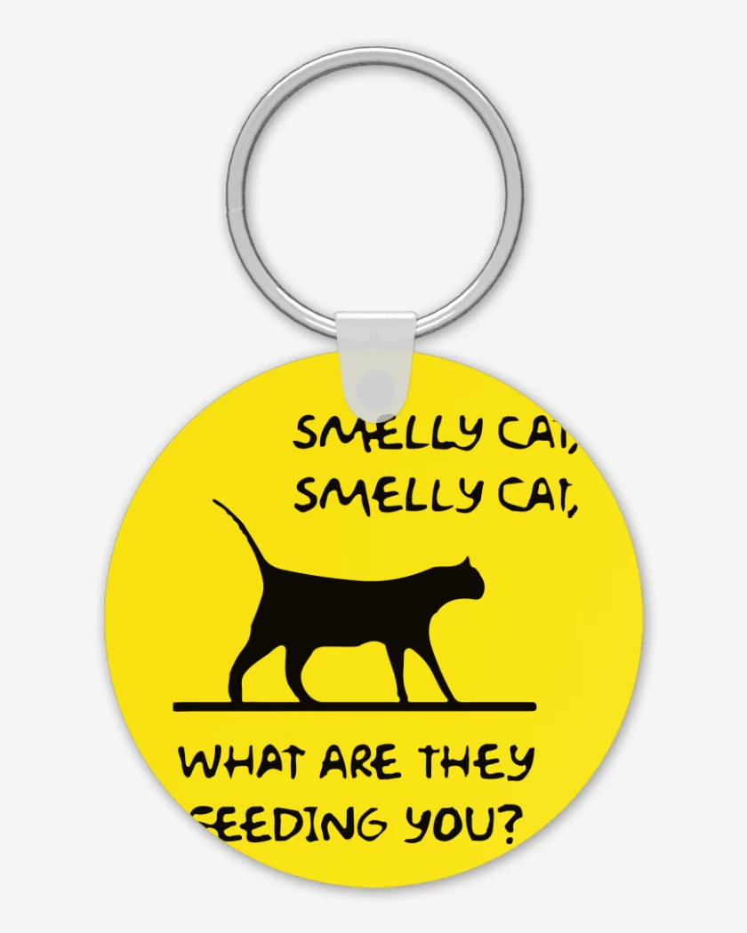 Llavero Amarillo de Smelly cat