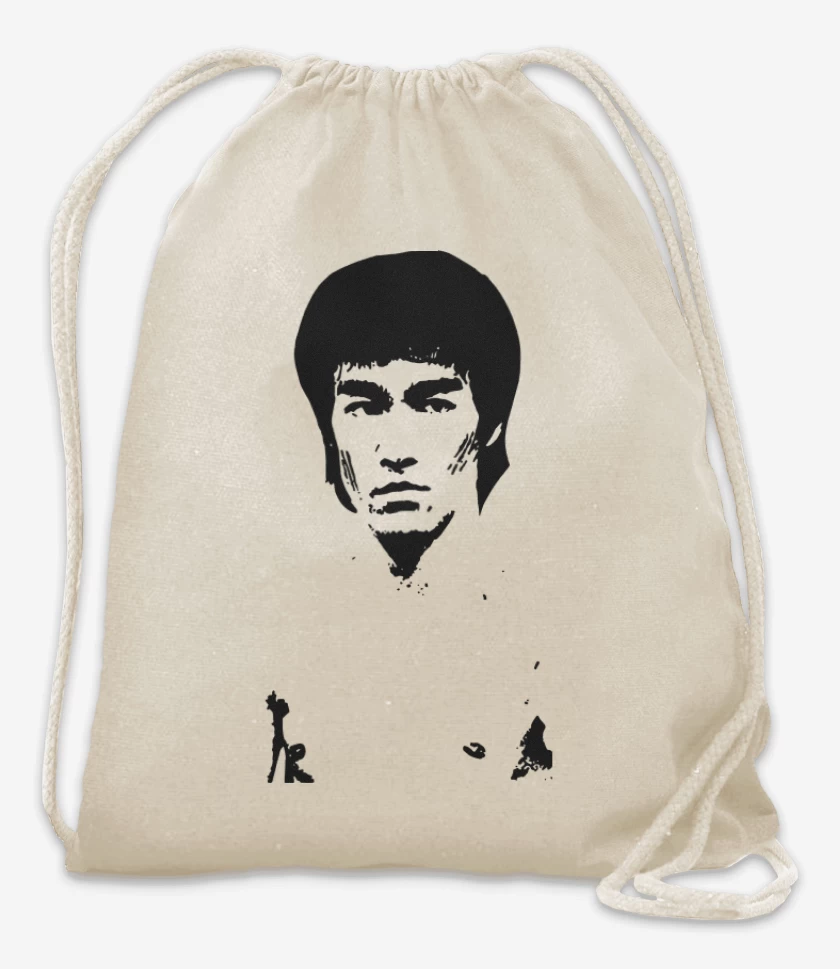 Mochila Blanco de Bruce Lee