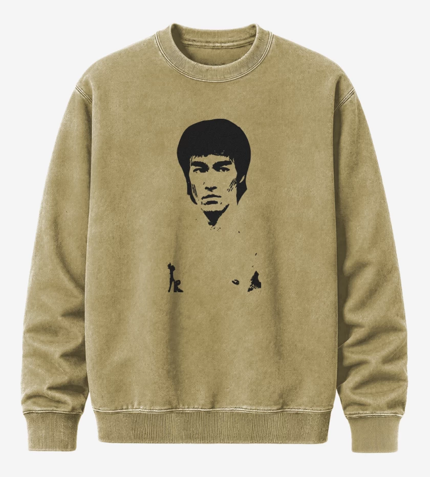 Poleron Polo Acid Wash Beige de Bruce Lee