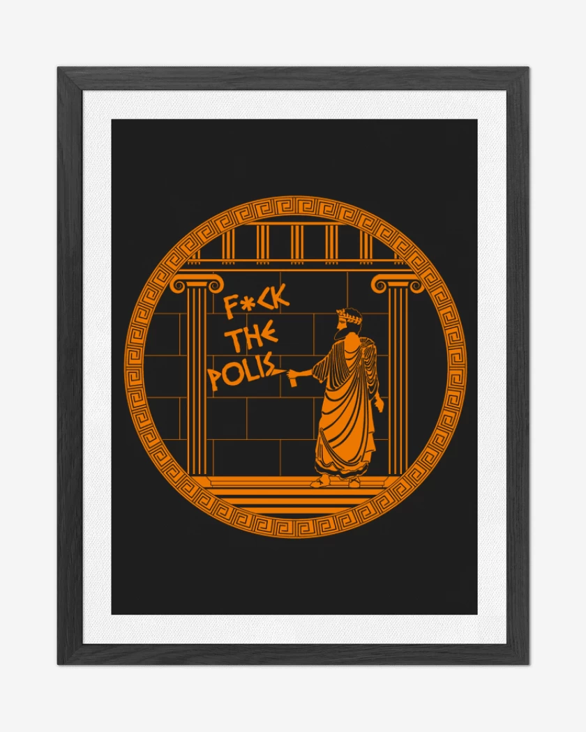 Cuadro decorativo Negro de F*ck the polis