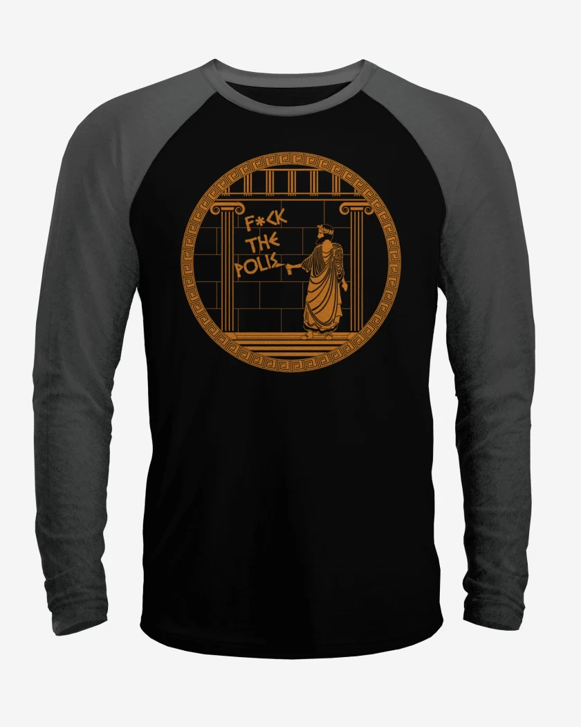Polera Raglan F*ck the polis
