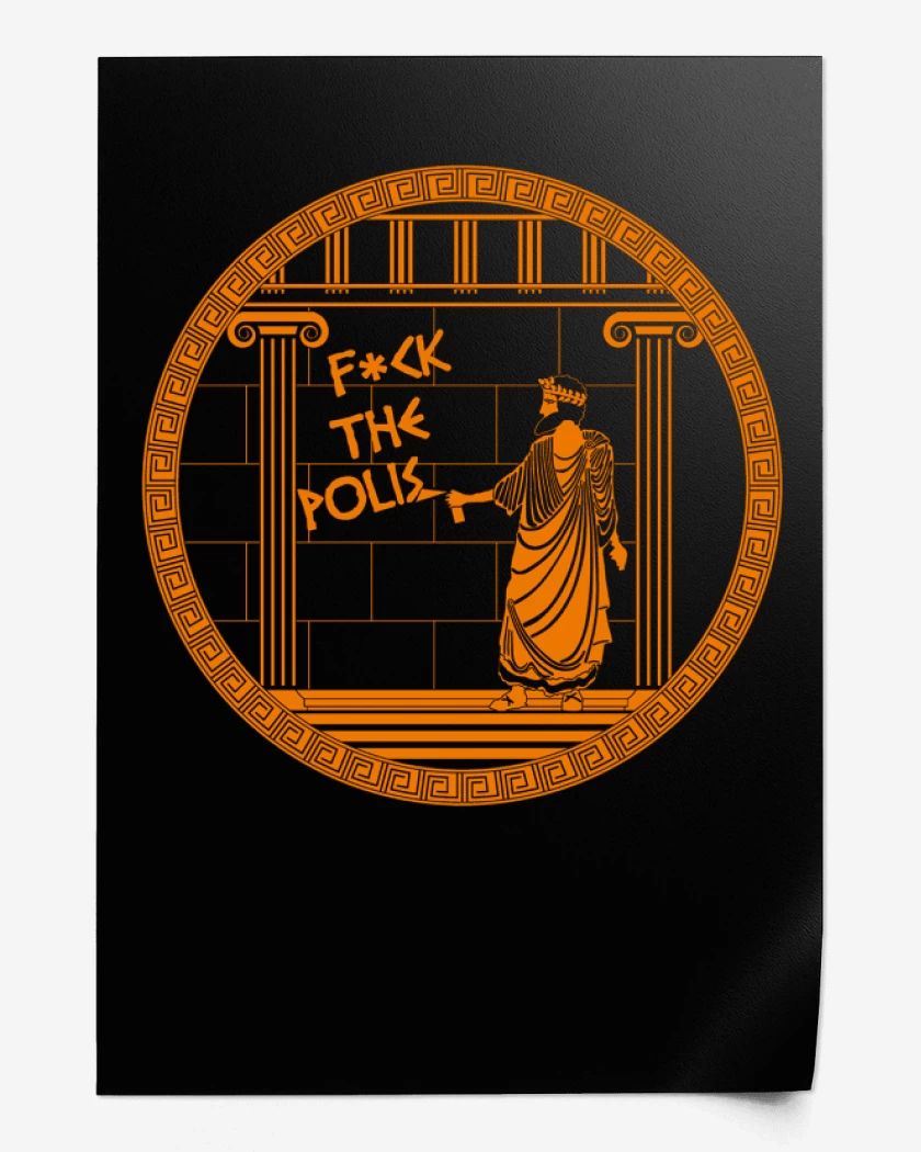 Print Negro de F*ck the polis