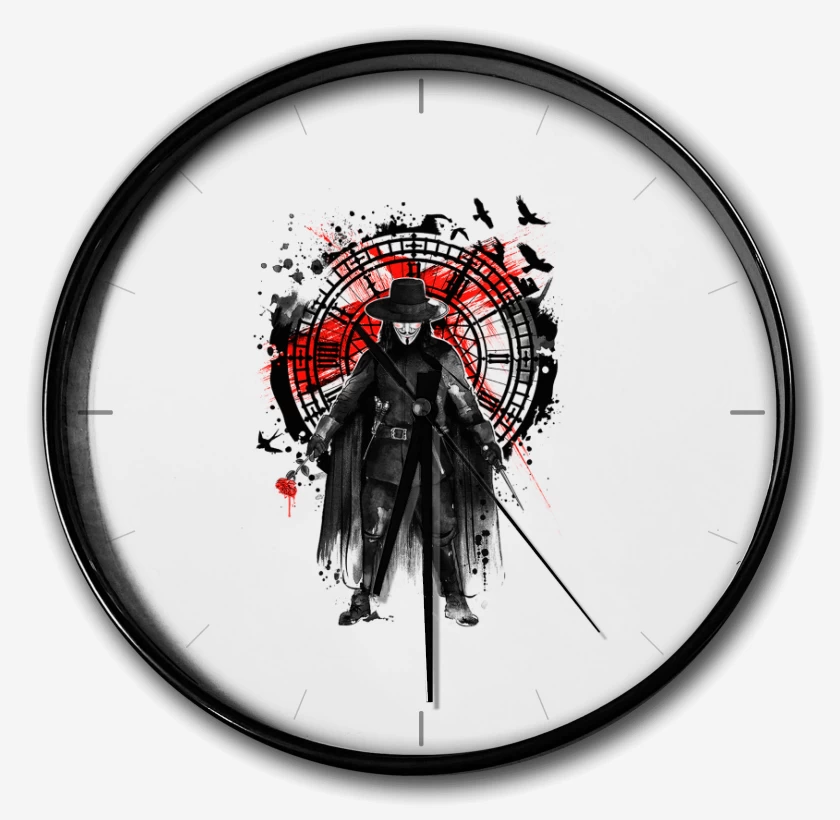 Reloj Blanco de V for Vendetta 2