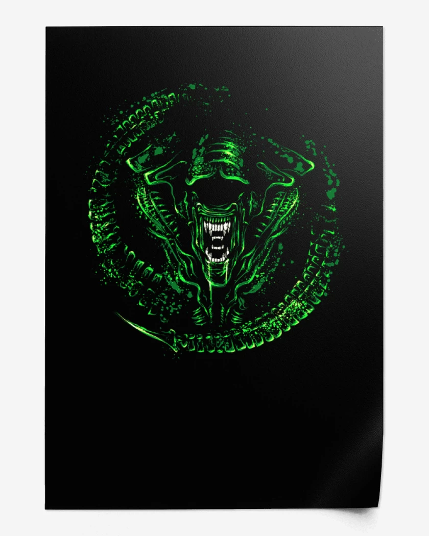 Print Negro de Alien 3