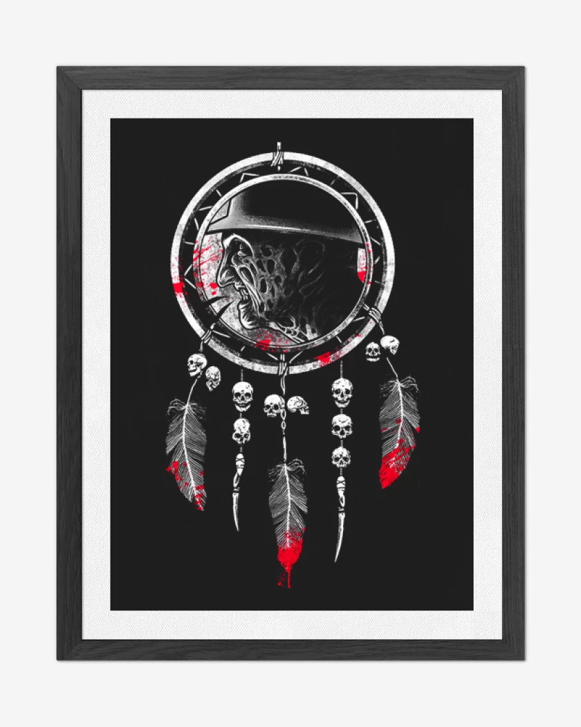 Cuadro decorativo freddy atrapador de sueños
