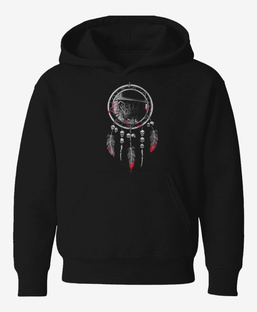 Poleron de niño Negro de freddy atrapador de sueños