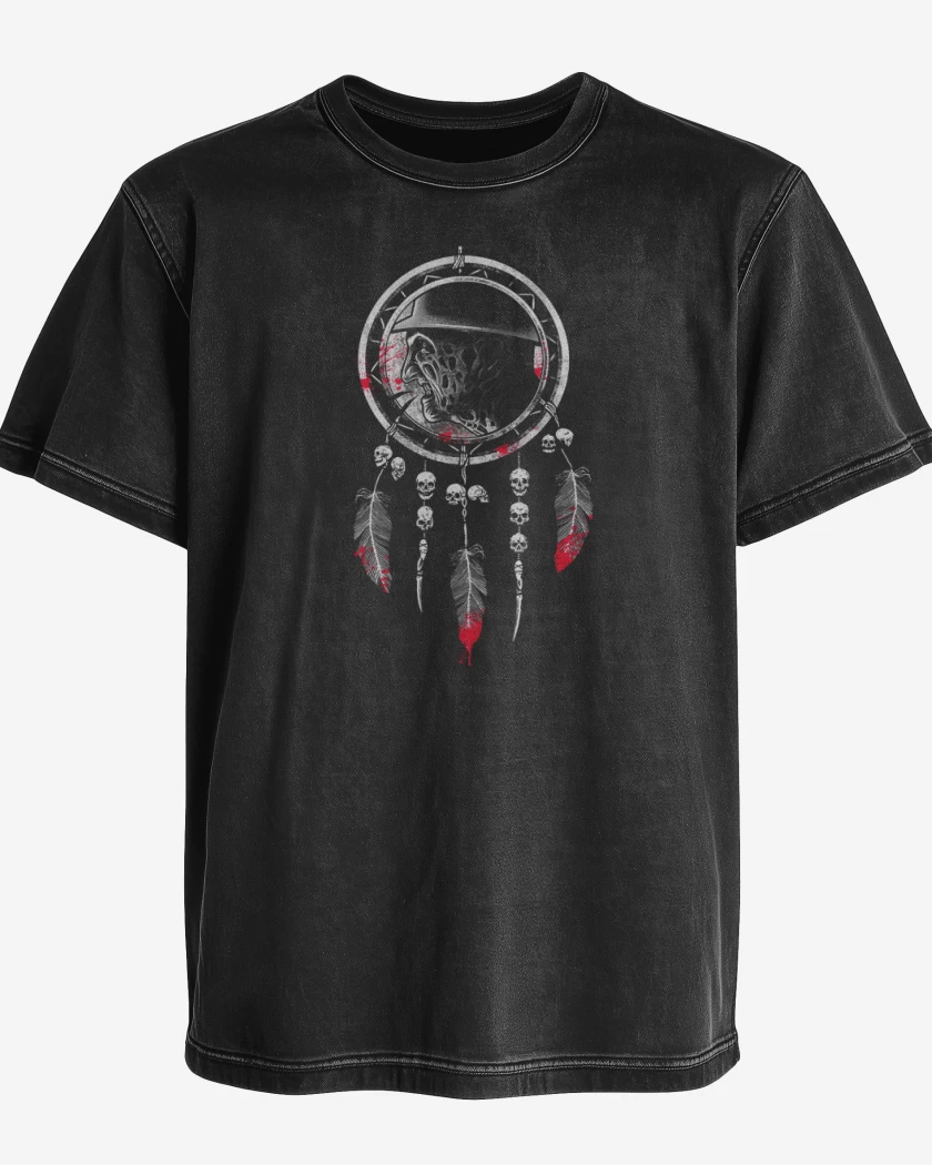 Polera desgastada freddy atrapador de sueños