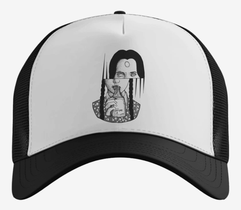 Gorro Blanco de merlina 2