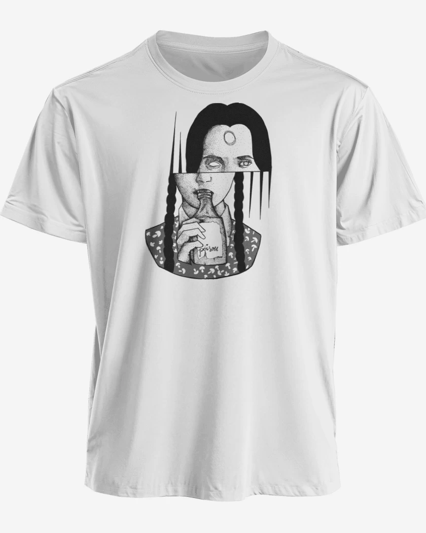 Polera premium Blanco de merlina 2
