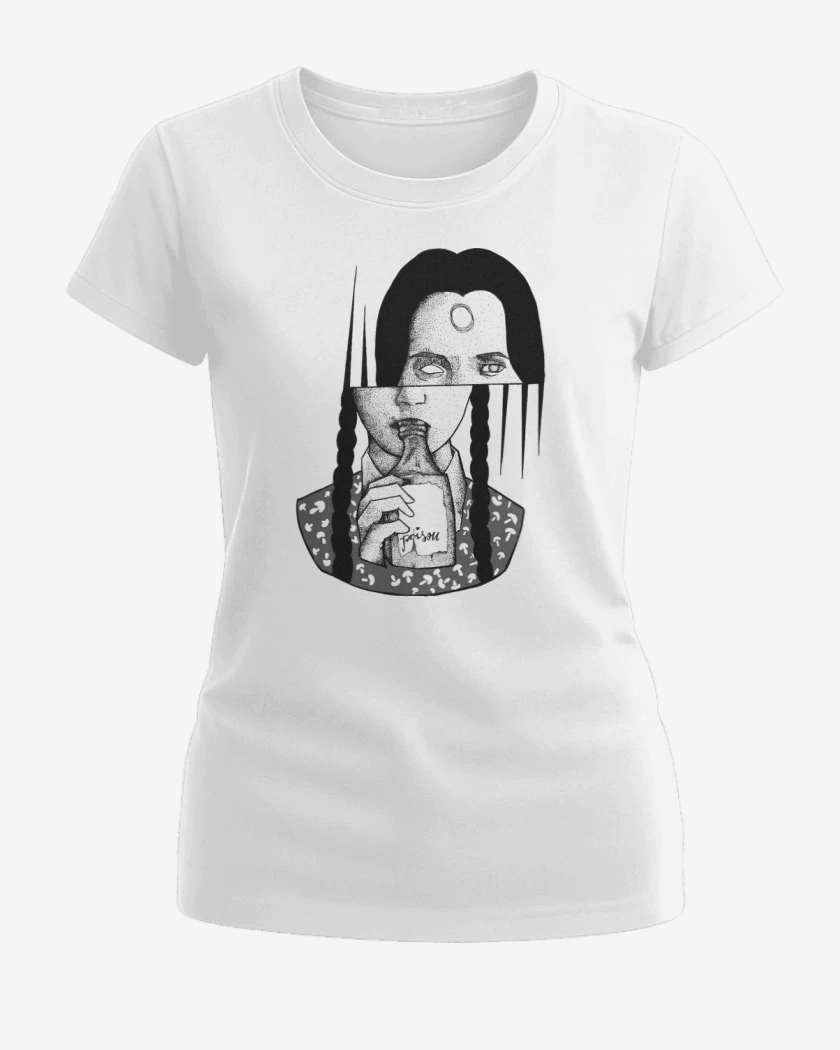 Polera de Mujer Blanco de merlina 2