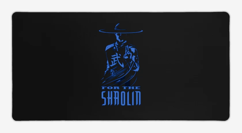 Mouse pad Gamer Negro de Kung lao