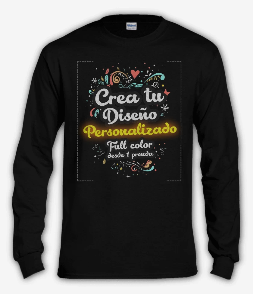 Polera manga larga Diseño Personalizado