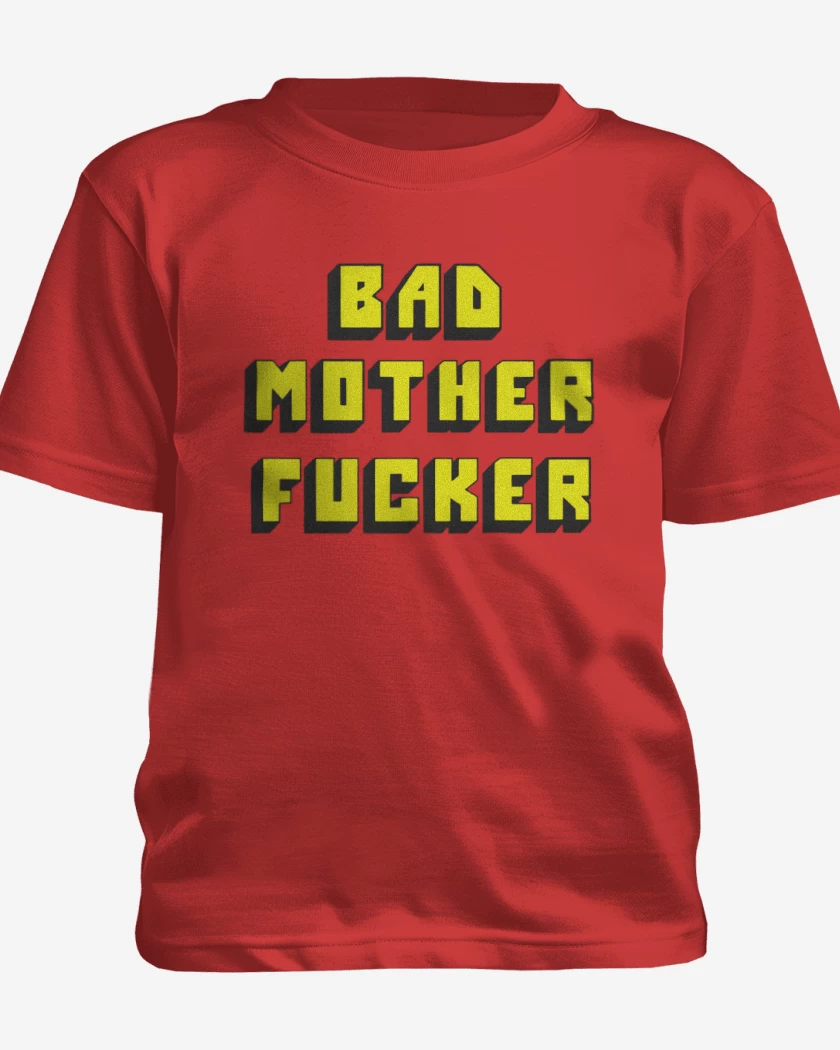Polera de niño Rojo de Bad mother fucker