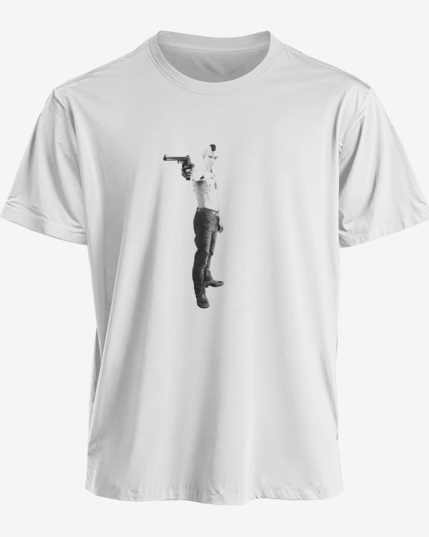 Polera premium Blanco de Driver Taxi 2 