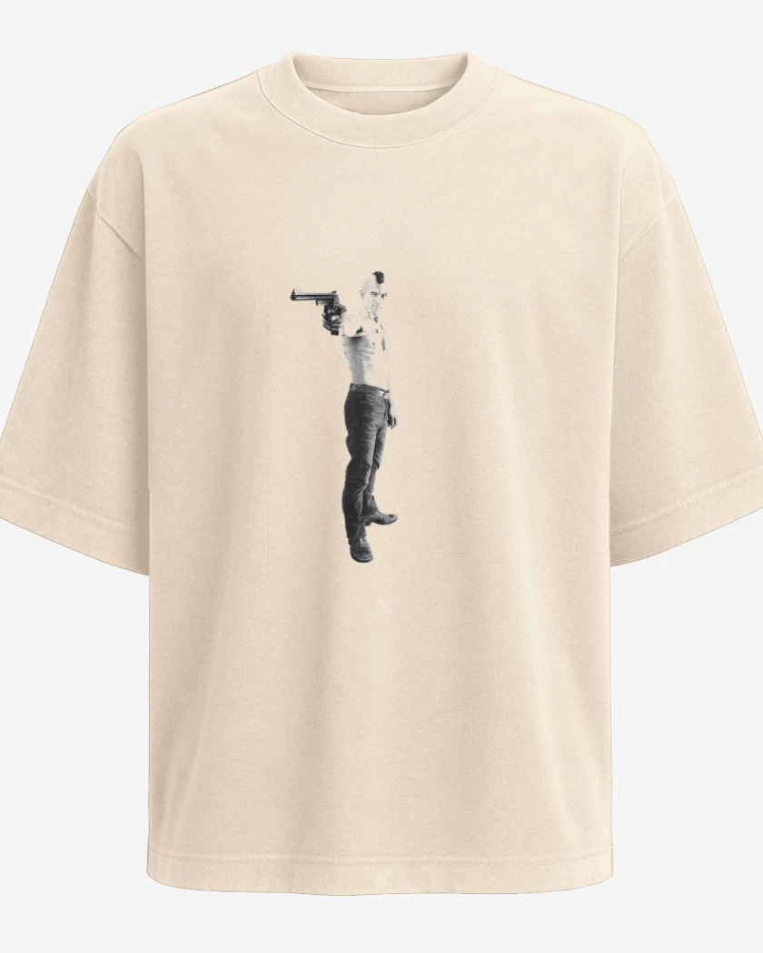 Polera Oversize Beige de Driver Taxi 2 