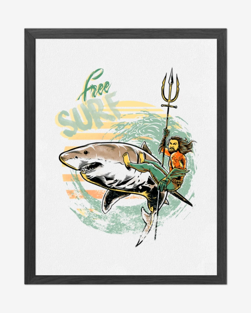 Cuadro decorativo Blanco de FREE SURF 