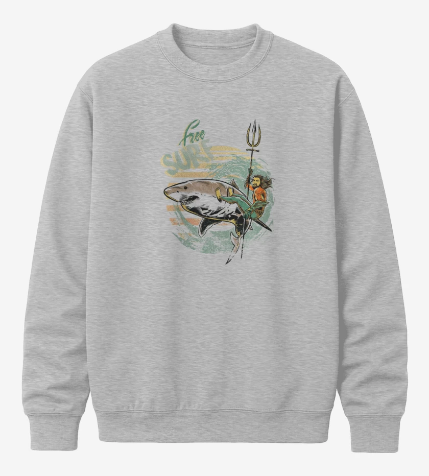 Poleron polo Gris Melange de FREE SURF 