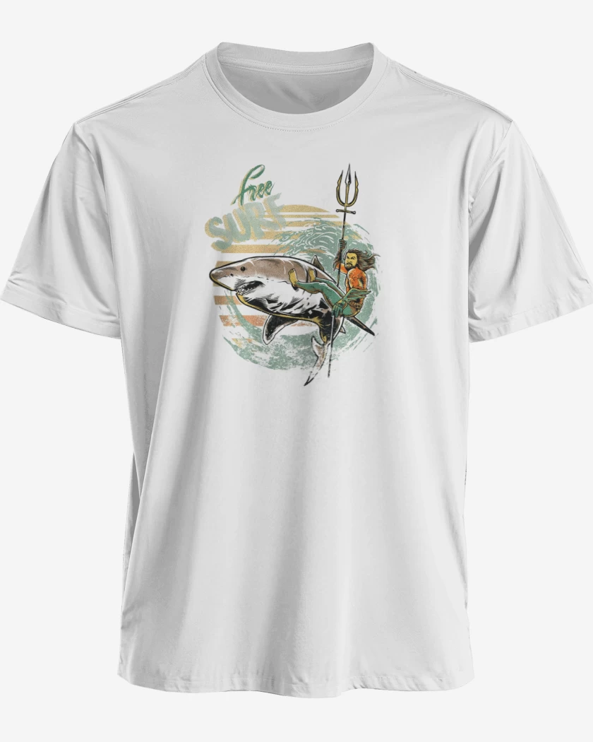 Polera premium Blanco de FREE SURF 